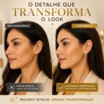 Brinco de Argola Mini Zircônia Dourado: brilho delicado e elegante para купить? - Imagem 6