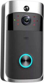 Campainha Inteligente com Câmera WiFi e Interfone Sem Fio com Visão Noturna e Receptor Inclusos - Imagem 3