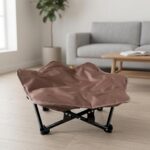 Harayaa cama removível dobrável para pets: portátil, lavável e ideal para conforto seco no camping e em casa - Imagem 6