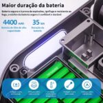 Hoverboard Elétrico FINYQBET com autobalanceamento, Bluetooth, LED e bateria 4400mAh para diversão segura até 15km/h. - Imagem 3