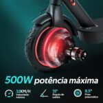 HONEYWHALE M2 Pro 500W: patinete elétrico adulto com 32 km/h, 22 km de autonomia e carga de até 120 kg. - Imagem 3