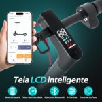 HONEYWHALE M2 Pro 500W: patinete elétrico adulto com 32 km/h, 22 km de autonomia e carga de até 120 kg. - Imagem 5