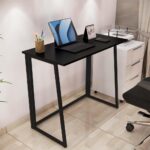Mesa Escrivaninha Dobrável Articulada e Fixa Branca: компактa, resistente e ideal para estudo, trabalho e jogos. - Imagem 5