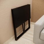 Mesa Escrivaninha Dobrável Articulada e Fixa Branca: компактa, resistente e ideal para estudo, trabalho e jogos. - Imagem 8