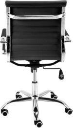 Moob Cadeira de Escritório Executiva Boston Giratória com relax, conforto e design elegante para home office. - Imagem 5