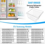 Gaveta de geladeira DA97-08692B Samsung: encaixe preciso, resistente e ideal para reposição inferior de frutas e legumes - Imagem 4