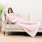Cobertor PAVILIA com mangas: quente, extra macio e funcional para relaxar com conforto total - Imagem 6