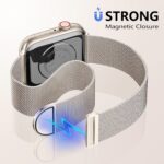 Pulseira de metal Zedoli magnética em malha milanesa para Apple Watch, ajuste elegante e seguro para vários modelos. - Imagem 4