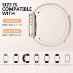 Pulseira de metal Zedoli magnética em malha milanesa para Apple Watch, ajuste elegante e seguro para vários modelos. - Imagem 5