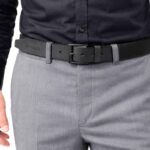 Cinto Masculino Esportivo de Couro Legítimo Elástico: conforto flexível e ajuste ideal para uso diário - Imagem 4