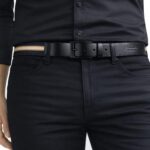 Cinto Masculino Esportivo de Couro Legítimo Elástico: conforto flexível e ajuste ideal para uso diário - Imagem 5