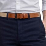 Cinto Masculino Esportivo de Couro Legítimo Elástico: conforto flexível e ajuste ideal para uso diário - Imagem 7