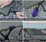 Chusui Berço de acampamento dobrável portátil: conforto e praticidade para camping, trilhas e viagens ao ar livre - Imagem 6