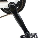 Braço de manivela esquerdo 170 mm em liga de alumínio, durável e fácil de instalar para bike elétrica e MTB - Imagem 3