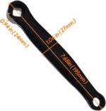 Braço de manivela esquerdo 170 mm em liga de alumínio, durável e fácil de instalar para bike elétrica e MTB - Imagem 6