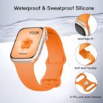 Pulseira esportiva de silicone para Apple Watch: conforto, resistência e ajuste perfeito para homens e mulheres. - Imagem 7