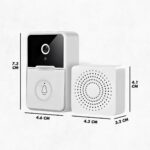 Campainha e Interfone Com Câmera e Áudio Sem Fio Inteligente para mais segurança e controle na entrada de casa ou escritório. - Imagem 4