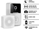 Campainha e Interfone Com Câmera e Áudio Sem Fio Inteligente para mais segurança e controle na entrada de casa ou escritório. - Imagem 5