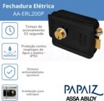 Fechadura Elétrica AA-Erl200p Sem Sensor para portão: mais segurança e praticidade na abertura elétrica - Imagem 4