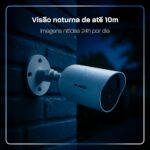 Câmera Inteligente Externa Velds 2K Wi-Fi IP66: visão noturna, detecção de movimento e áudio bidirecional para segurança total - Imagem 5