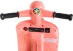 Scooter elétrica infantil Cubi Joy 6V com luzes, Bluetooth e música, ideal para diversão segura até 30kg em rosa vibrante - Imagem 6