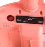 Scooter elétrica infantil Cubi Joy 6V com luzes, Bluetooth e música, ideal para diversão segura até 30kg em rosa vibrante - Imagem 8