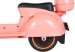 Scooter elétrica infantil Cubi Joy 6V com luzes, Bluetooth e música, ideal para diversão segura até 30kg em rosa vibrante - Imagem 10