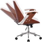 Cadeira Kopenhagen Diretor Branco Fratini com conforto, elegância e resistência para seu escritório. - Imagem 6
