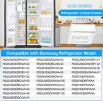 Gaveta de geladeira Samsung DA97-08693B atualizada: resistente, fácil de instalar e compatível com vários modelos RS25/RS26 - Imagem 5