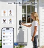 Veise Fechadura inteligente com impressão digital e app: segurança sem chave, acesso rápido e controle total da sua porta. - Imagem 4
