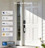Veise Fechadura inteligente com impressão digital e app: segurança sem chave, acesso rápido e controle total da sua porta. - Imagem 5
