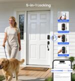 Veise Fechadura inteligente com impressão digital e app: segurança sem chave, acesso rápido e controle total da sua porta. - Imagem 6