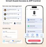 Veise Fechadura inteligente com impressão digital e app: segurança sem chave, acesso rápido e controle total da sua porta. - Imagem 10
