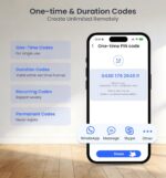 Veise Fechadura inteligente com impressão digital e app: segurança sem chave, acesso rápido e controle total da sua porta. - Imagem 12