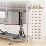 Berço Portátil Moises Co-bed com balanço e mosquiteiro: conforto, segurança e praticidade para o bebê em qualquer ambiente. - Imagem 3