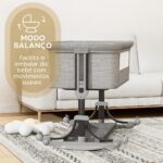 Berço Portátil Moises Co-bed com balanço e mosquiteiro: conforto, segurança e praticidade para o bebê em qualquer ambiente. - Imagem 4