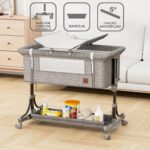 Berço Portátil Moises Co-bed com balanço e mosquiteiro: conforto, segurança e praticidade para o bebê em qualquer ambiente. - Imagem 5