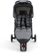 Carrinho de Passeio Para Bebê Delta Voyage: conforto, encosto reclinável e capota retrátil para até 15kg. - Imagem 4