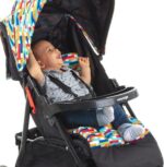 Carrinho de Passeio Para Bebê Delta Voyage: conforto, encosto reclinável e capota retrátil para até 15kg. - Imagem 10