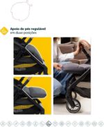 Travel System Safety 1st Spark Plus Trio com Isofix: conforto, praticidade e segurança do nascimento aos 22 kg. - Imagem 5