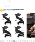 Travel System Safety 1st Spark Plus Trio com Isofix: conforto, praticidade e segurança do nascimento aos 22 kg. - Imagem 6