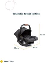 Travel System Safety 1st Spark Plus Trio com Isofix: conforto, praticidade e segurança do nascimento aos 22 kg. - Imagem 9