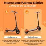 HONEYWHALE E2 Patinete Infantil: 15 km/h, 8 km de autonomia, luzes LED e segurança para crianças de 6 a 12 anos - Imagem 3