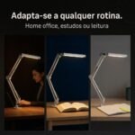 Luminária LED de Mesa com Braço Articulado: iluminação ajustável, fixação por clamp e conforto ideal para home office, estudo e leitura - Imagem 3