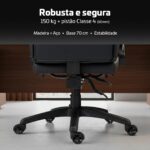 Cadeira Gamer Belmóveis BMG2 em couro sintético com molas ensacadas, massagem USB e apoio para os pés. - Imagem 8