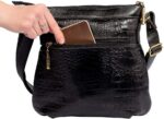Bolsa tiracolo de couro Elis: elegância e praticidade para o dia a dia. - Imagem 7