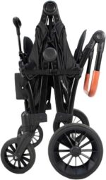 Carrinho Bebê Trenino Preto Galzerano: conforto, segurança e berço para crianças de 1 a 6 anos. - Imagem 4