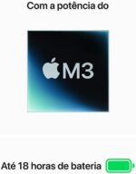 Apple 2024 MacBook Air 13 com chip M3, desempenho ágil, 8GB de memória e 256GB para produtividade e mobilidade. - Imagem 3