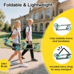 Kick Scooter SIMATE T1 ajustável e dobrável, ideal para crianças, teens e adultos, com rodas 8” e uso até 220 lbs. - Imagem 3