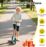 Kick Scooter SIMATE T1 ajustável e dobrável, ideal para crianças, teens e adultos, com rodas 8” e uso até 220 lbs. - Imagem 5